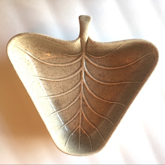 Vintage Valley Vista Leaf Pottery Set Of 4 Mint - Picture 4 of 5